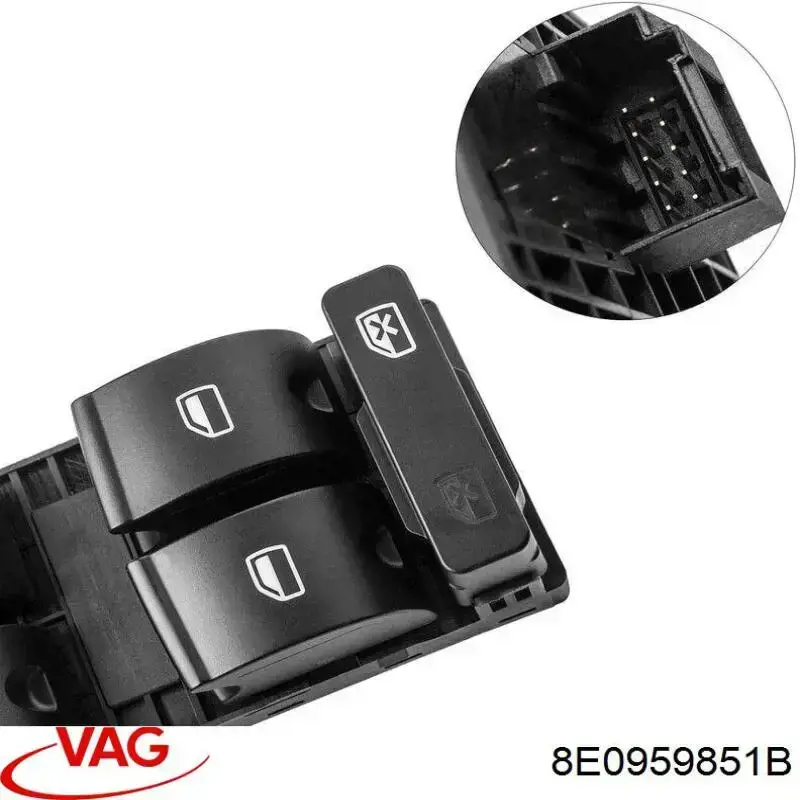 Unidad de control de elevalunas delantera izquierda VAG 8E0959851B precio, desde 32,75 EUR
