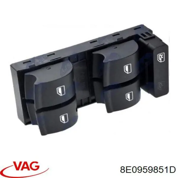 Unidad de control de elevalunas delantera izquierda VAG 8E0959851D precio, desde 35,76 EUR