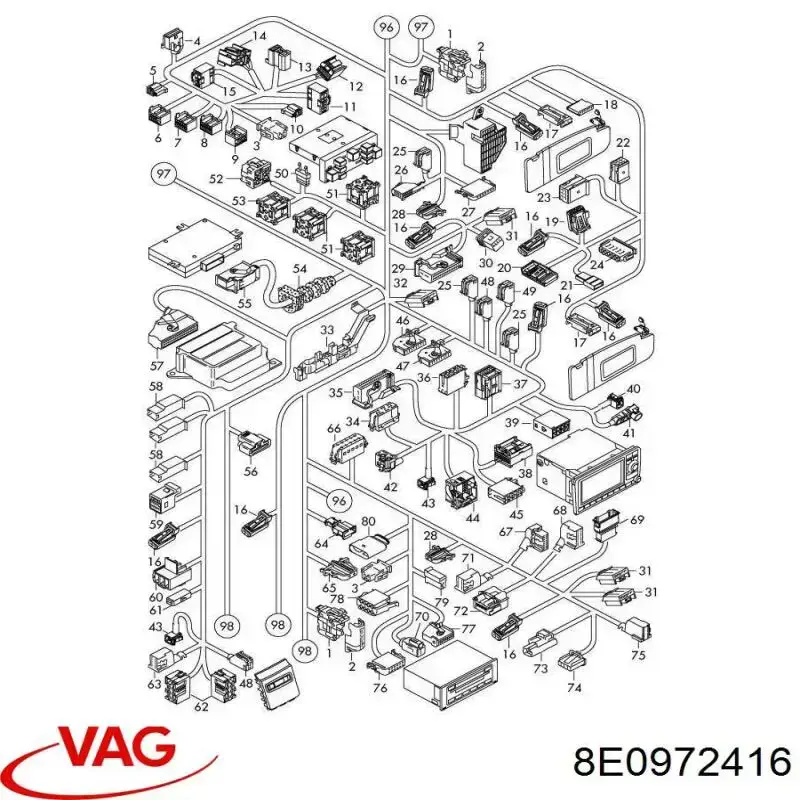  VAG 8E0972416