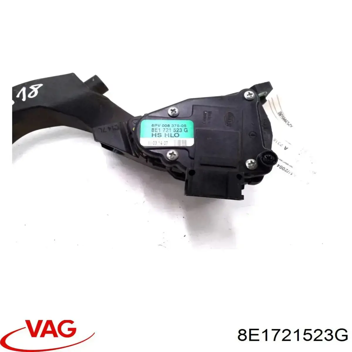 Potenciómetro pedal acelerador VAG 8EI721523A precio, desde 43,56 EUR