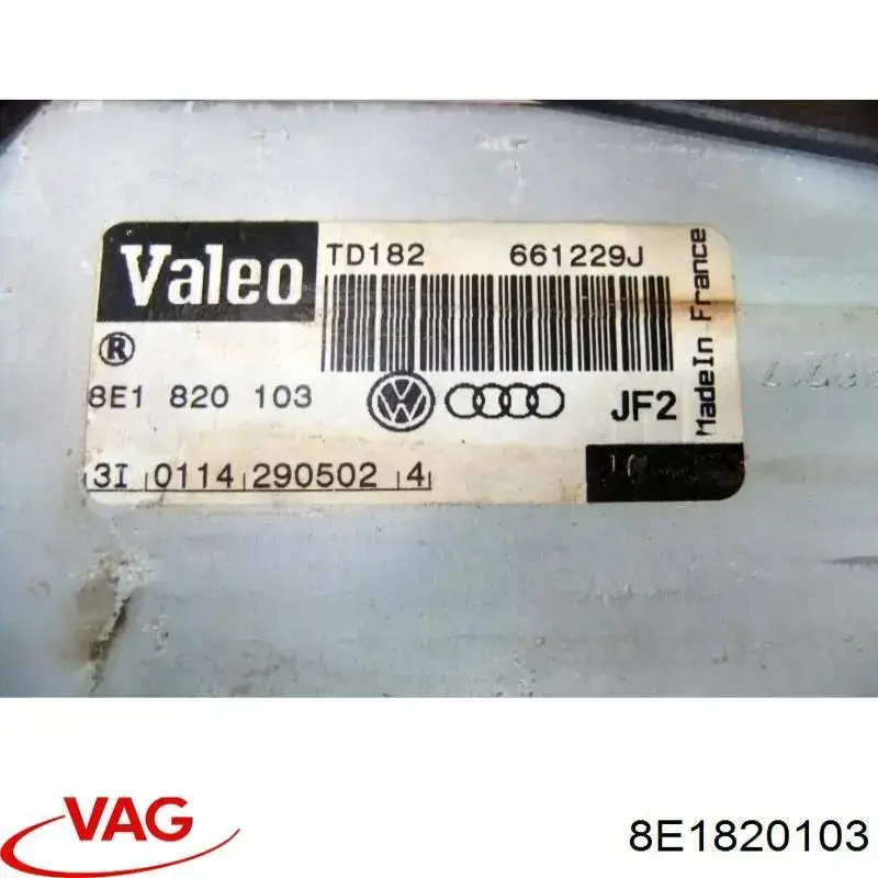 8E1820103 VAG evaporador, aire acondicionado