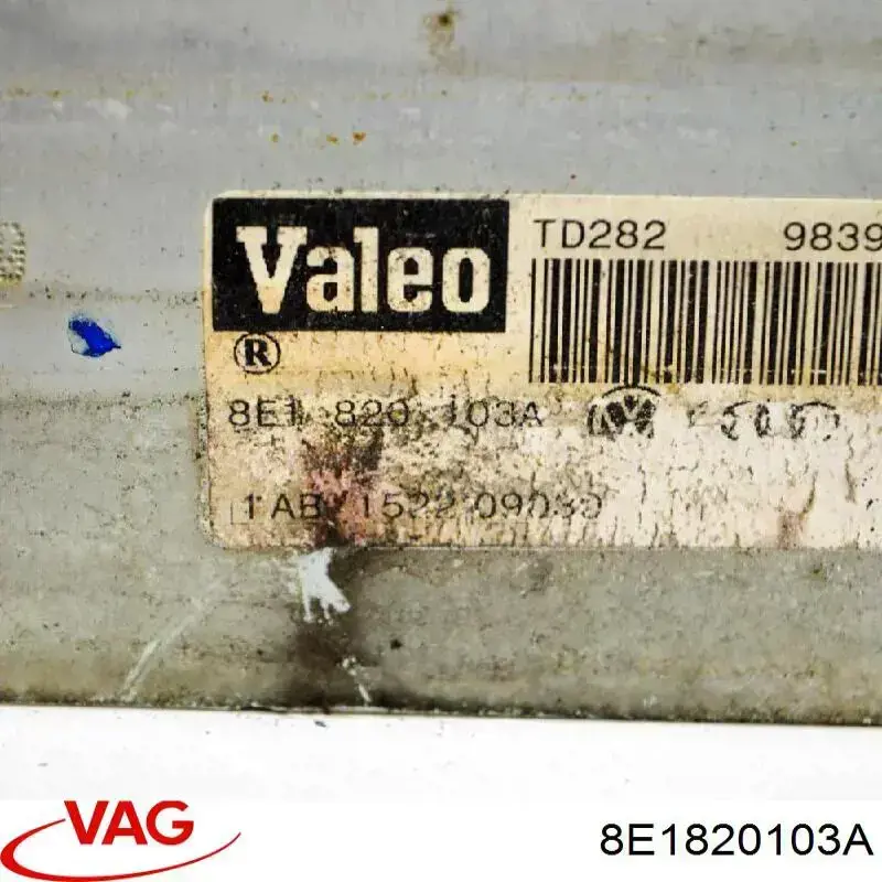 Evaporador de aire acondicionado VAG 8E1820103A precio, desde 62,44 EUR