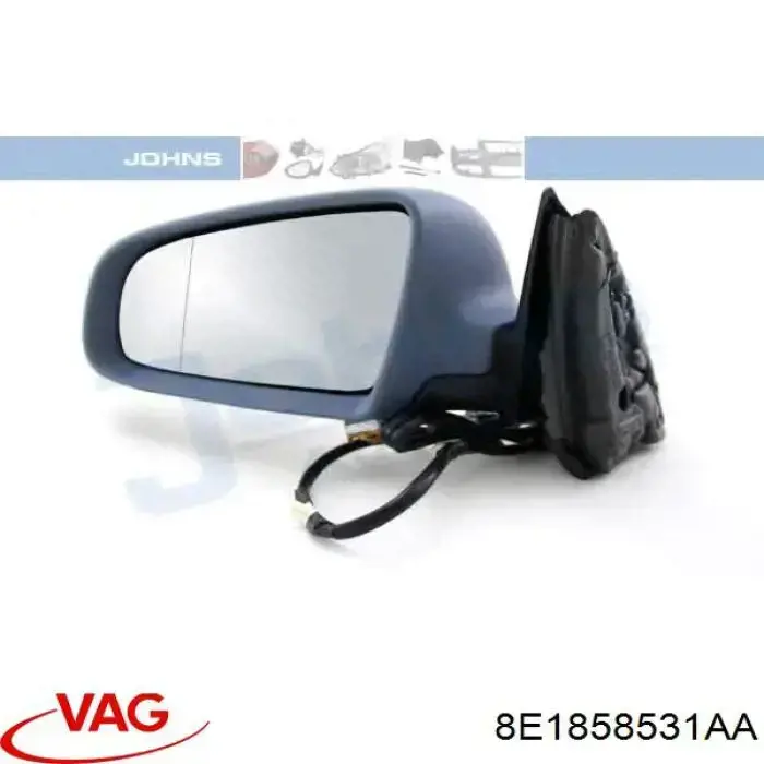  Espejo de retrovisor izquierdo Audi A4 