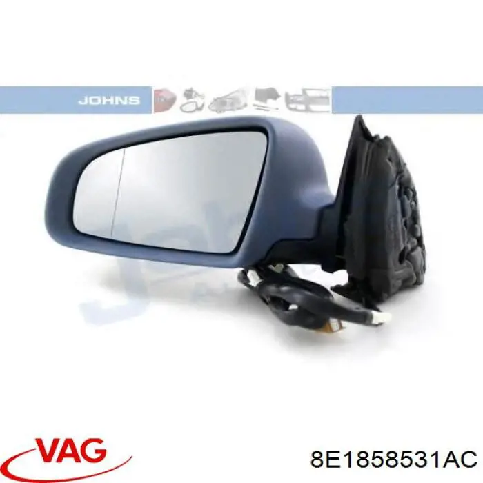 Comprar 8E1858531AC VAG Soporte del espejo retrovisor exterior izquierdo