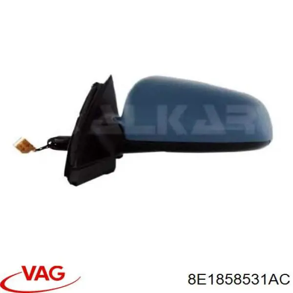 Soporte del espejo retrovisor exterior izquierdo VAG 8E1858531AC precio, desde 139,39 EUR