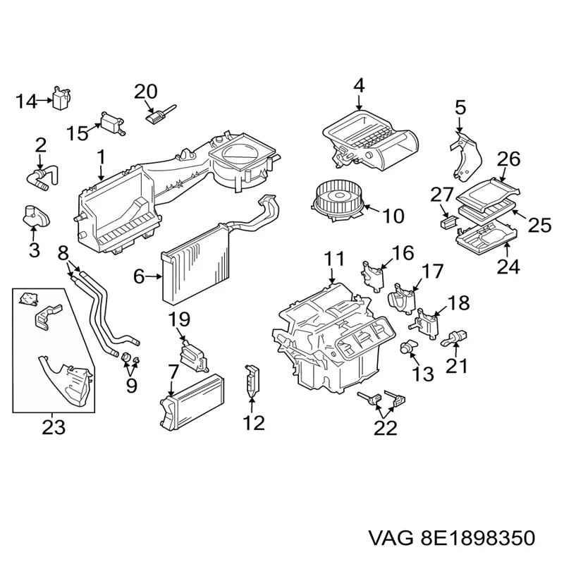  VAG 8E1898350 precio, desde 49,37 EUR