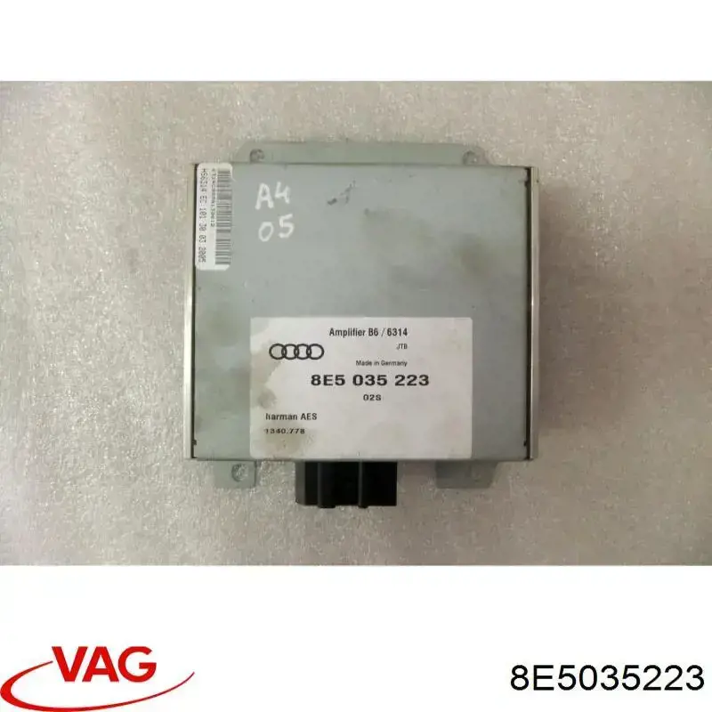 8E5035223 VAG amplificador de sistema de audio