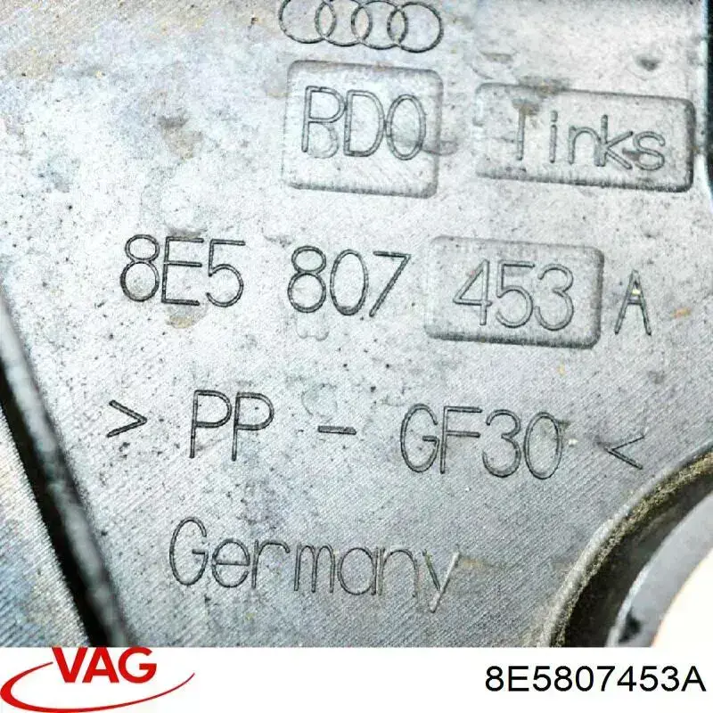 Comprar 8E5807453A VAG Guía izquierda del parachoques trasero