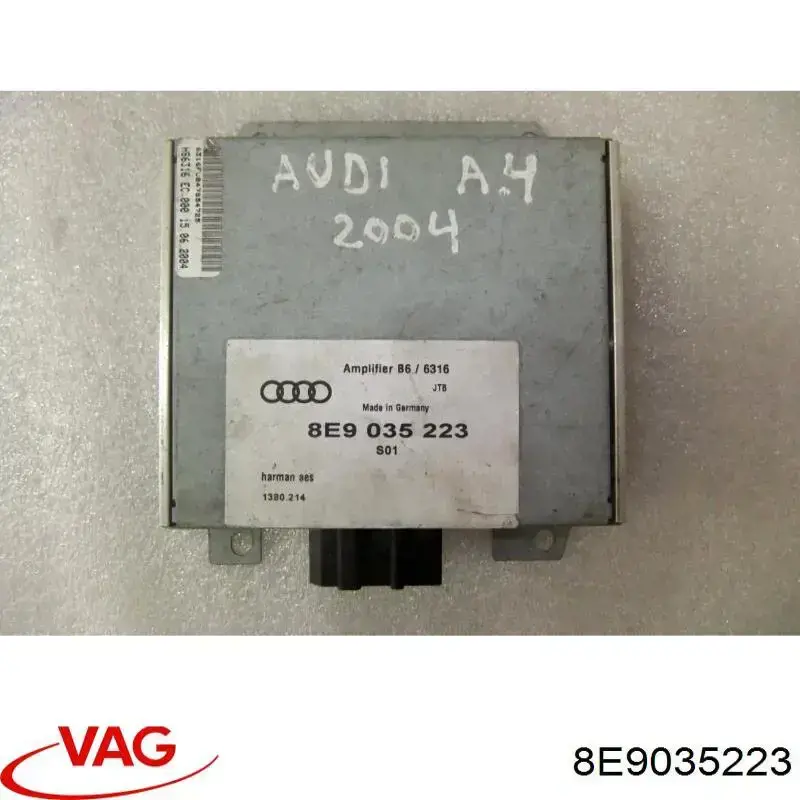 Amplificador de sistema de audio Audi A4 Avant B6 (8E5)