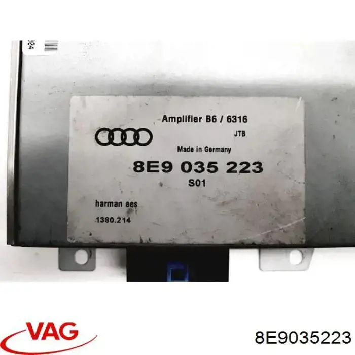 Amplificador de sonido del sistema de audio 8E9035223 VAG