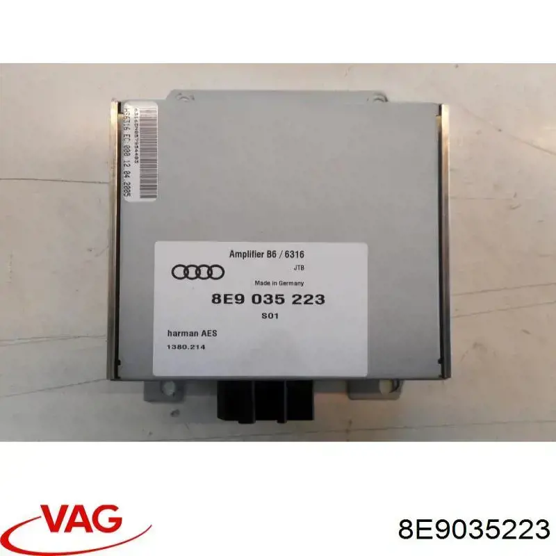 8E9035223 VAG Amplificador de sonido del sistema de audio