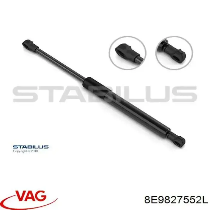 Amortiguador de maletero VAG 8E9827552L precio, desde 18,74 EUR