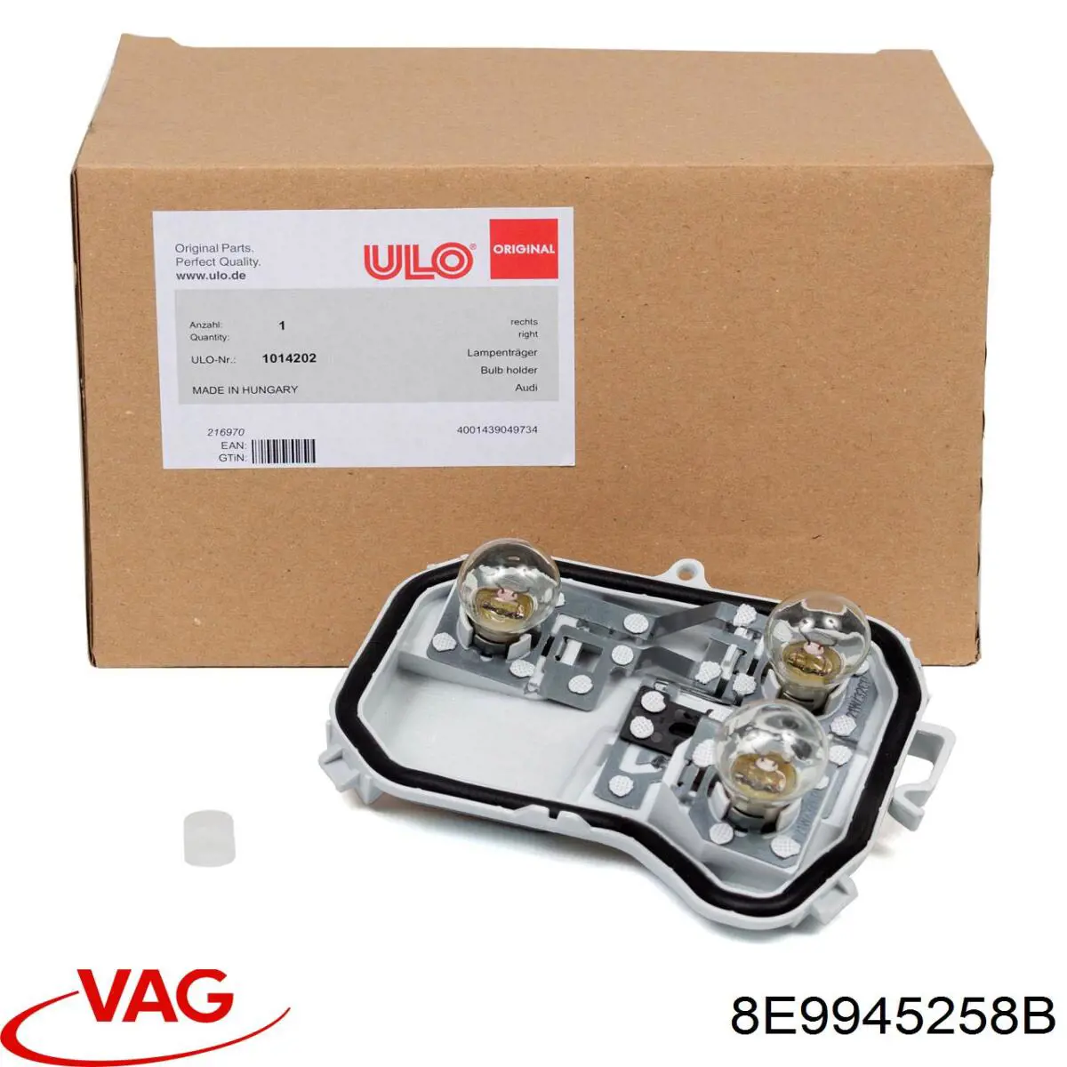 Placa de contacto de luz trasera 8E9945258B VAG