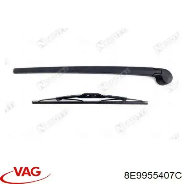 Comprar 8E9955407C VAG Brazo del limpiaparabrisas, trasero