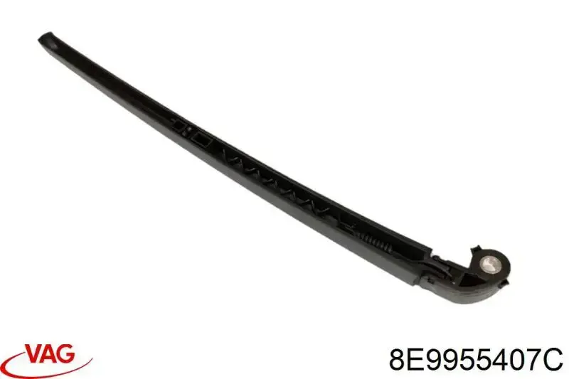 Brazo del limpiaparabrisas, trasero 8E9955407C VAG