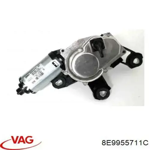 8E9955711C VAG Motor del limpiaparabrisas trasero