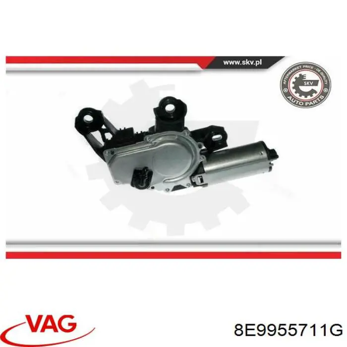 Comprar 8E9955711G VAG Motor limpiaparabrisas, trasera