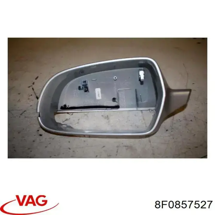 8F0857527GRU VAG cubierta de espejo retrovisor izquierdo