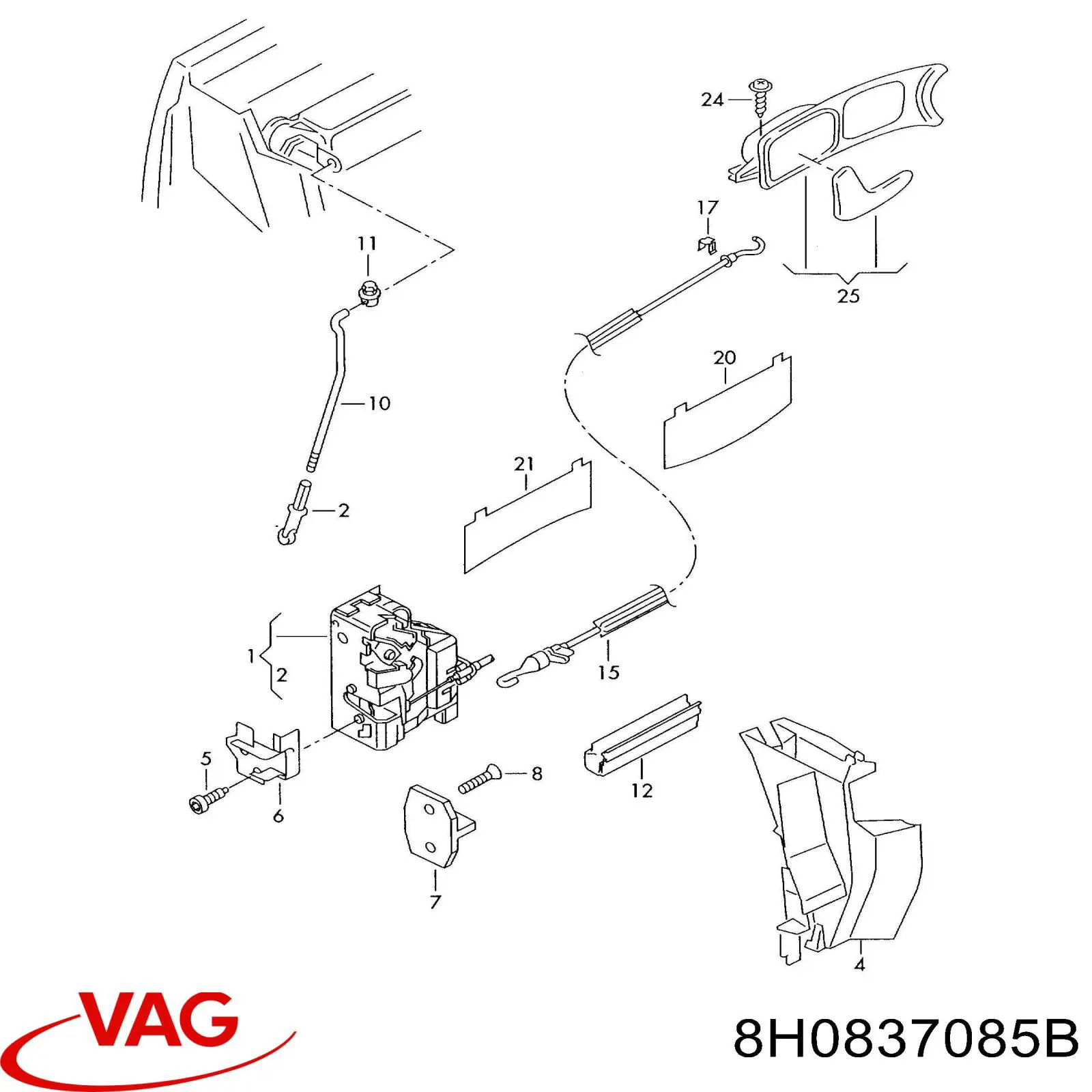 8H0837085B VAG 
