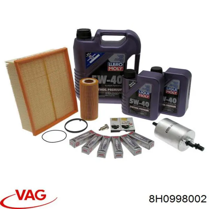 Limpiaparabrisas delanteras 8H0998002 VAG