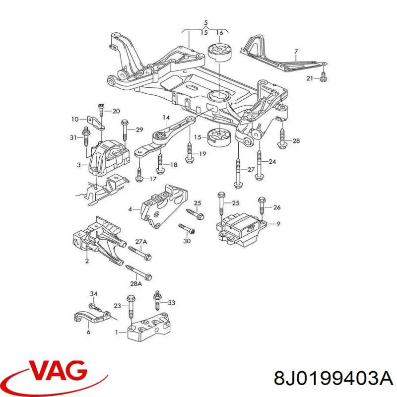 8J0199403A VAG 