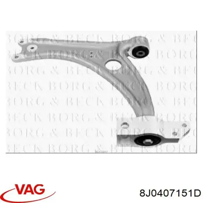 Brazo inferior izquierdo/derecho de suspensión delantera VAG 8J0407151D precio, desde 119,47 EUR