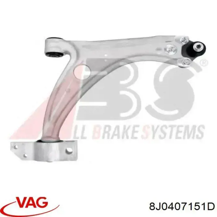 Comprar 8J0407151D VAG Brazo inferior izquierdo/derecho de suspensión delantera