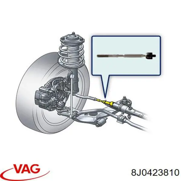 Comprar 8J0423810 VAG Barra de acoplamiento