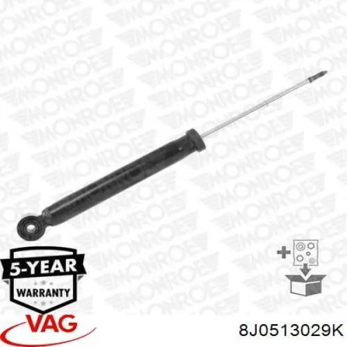 Comprar 8J0513029K VAG Amortiguador trasero