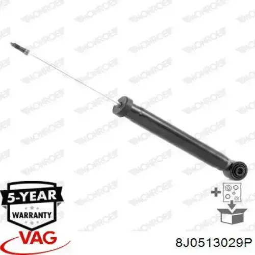 Amortiguador trasero VAG 8J0513029P precio, desde 62,23 EUR