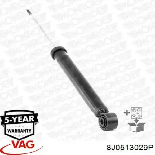Comprar 8J0513029P VAG Amortiguador trasero