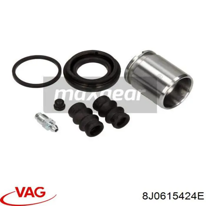 Pinza de freno trasera derecha 8J0615424E VAG