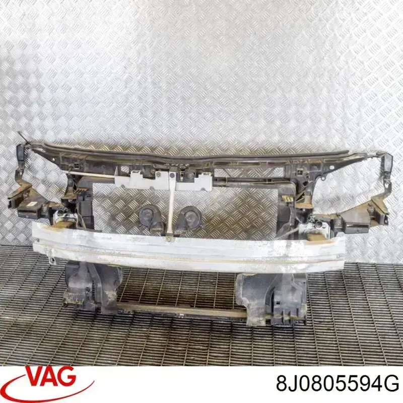 8J0805594E VAG Soporte de radiador completo (panel de montaje para foco)