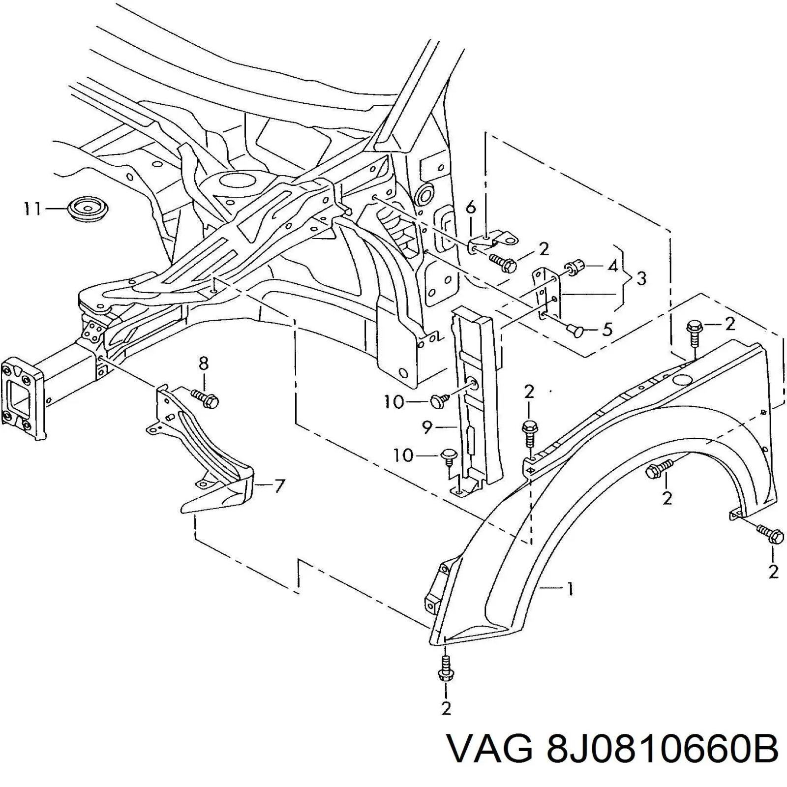 8J0810660B VAG 