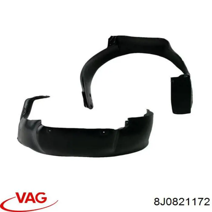 Paso rueda 8J0821172B VAG