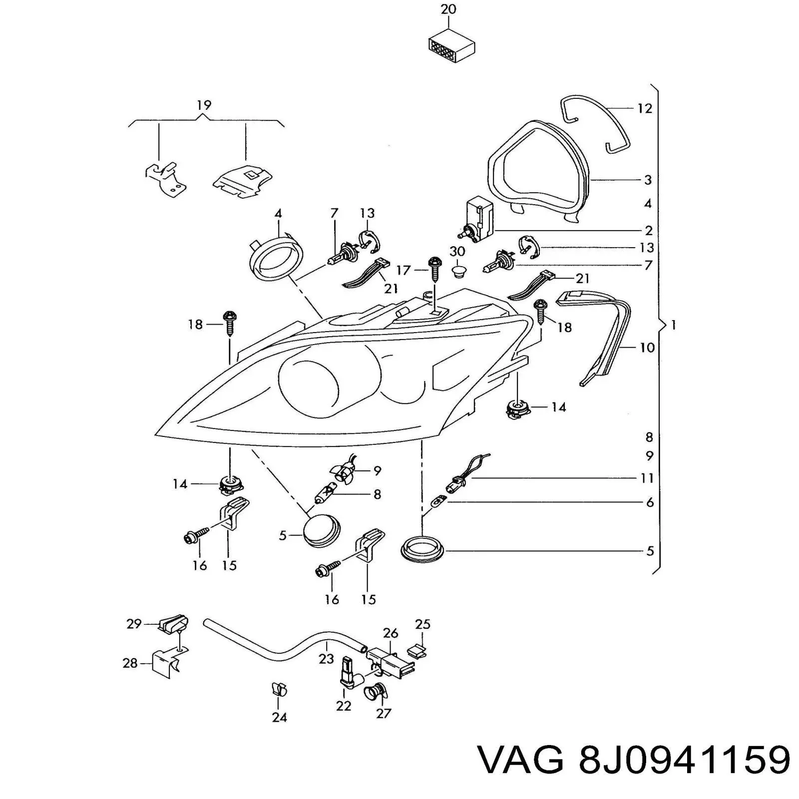 8J0941159 VAG 