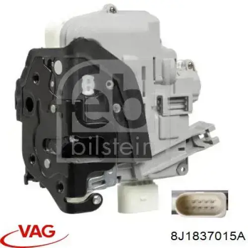 Comprar 8J1837015A VAG Cerradura de puerta lateral