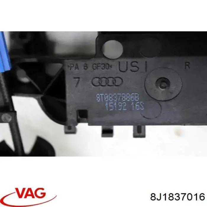 Cerradura de puerta delantera derecha 8J1837016 VAG