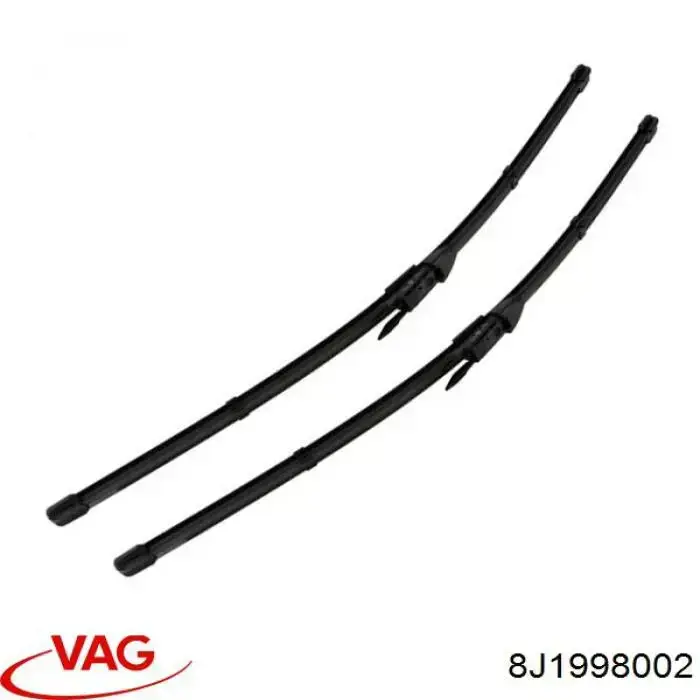 8J1998002 VAG Escobillas Limpiaparabrisas delanteras
