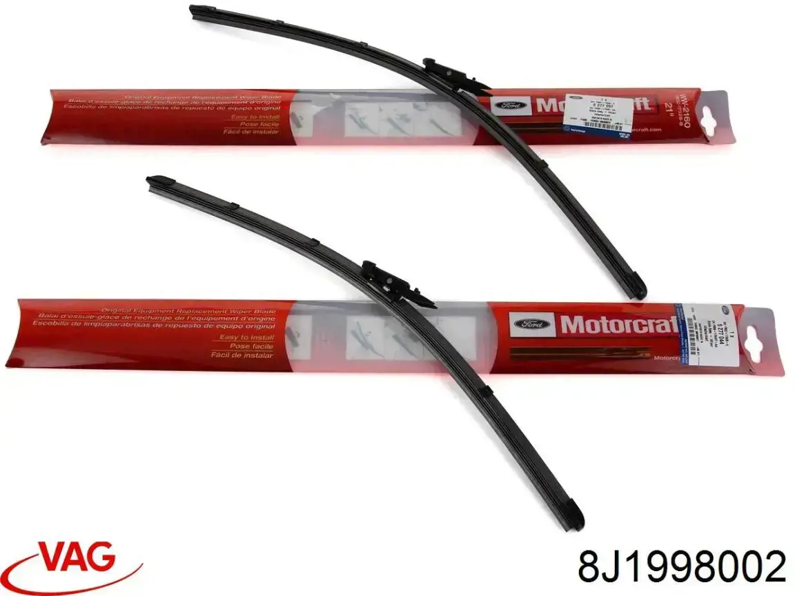 Comprar 8J1998002 VAG Juego de escobillas de luna delantera, 2 piezas