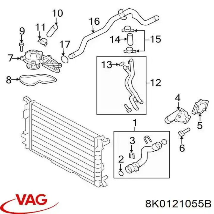 8K0121055B VAG