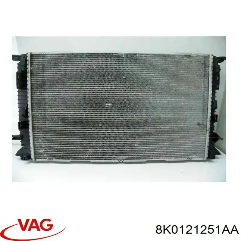 Radiador 8K0121251AA VAG