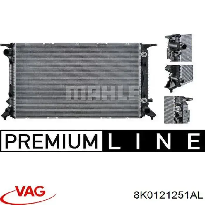 Água radiador VAG 8K0121251AL precio, desde 128,44 EUR