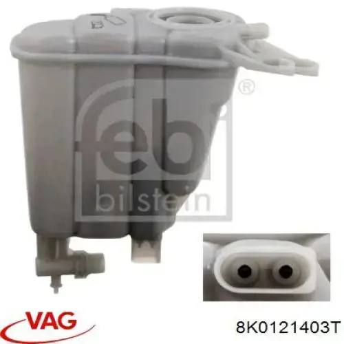 8K0121403T VAG vaso de expansión, refrigerante
