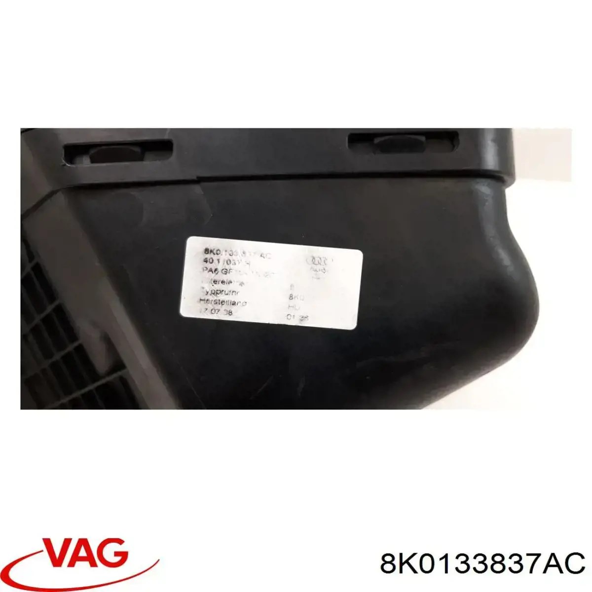 Casco de filtro de aire Audi A4 8K2