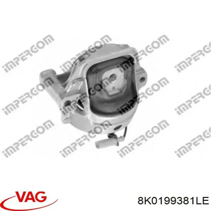 Soporte izquierdo del motor 8K0199381LE VAG