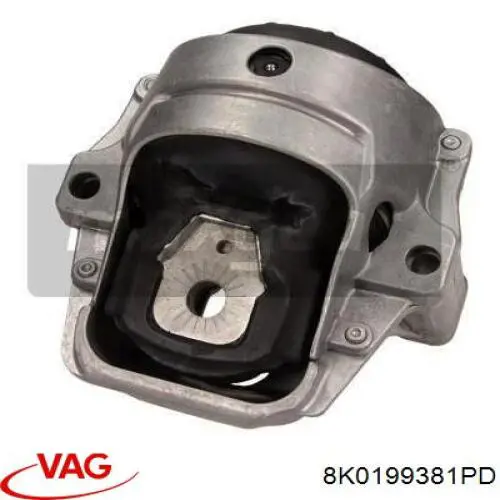 8K0199381PD VAG soporte de motor derecho