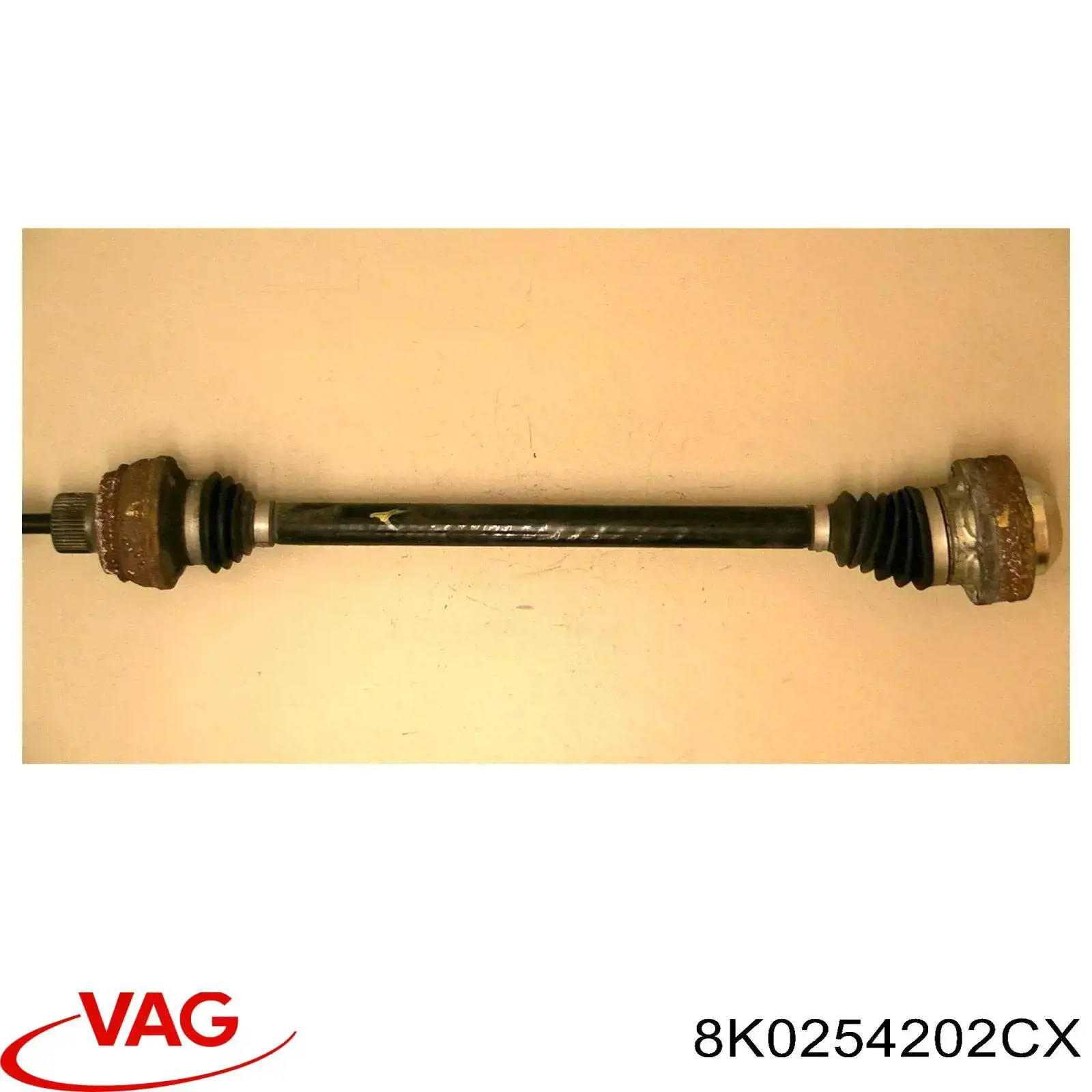 8K0254202CX VAG convertidor catalitico izquierda