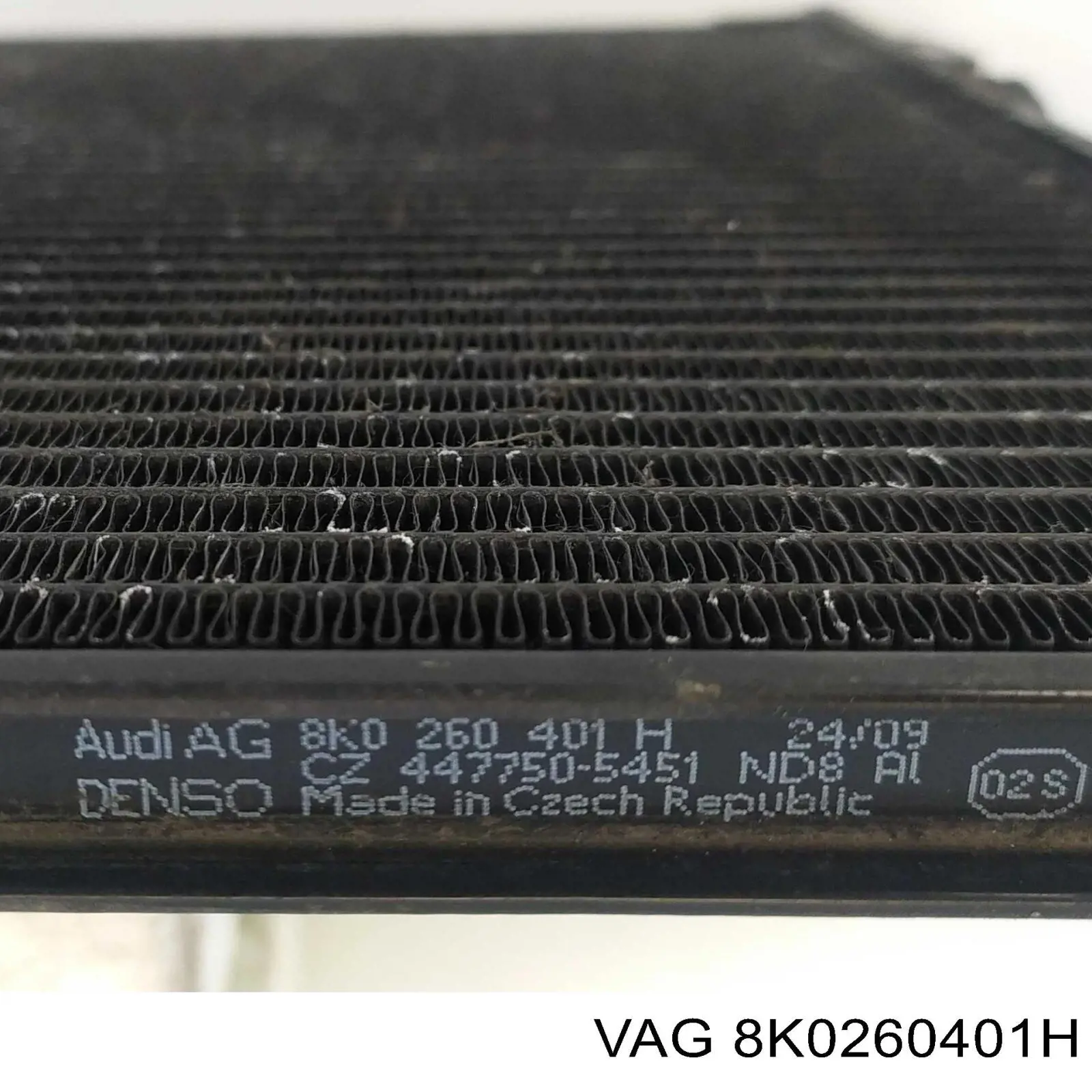 8K0260401H VAG Radiador de aire acondicionado