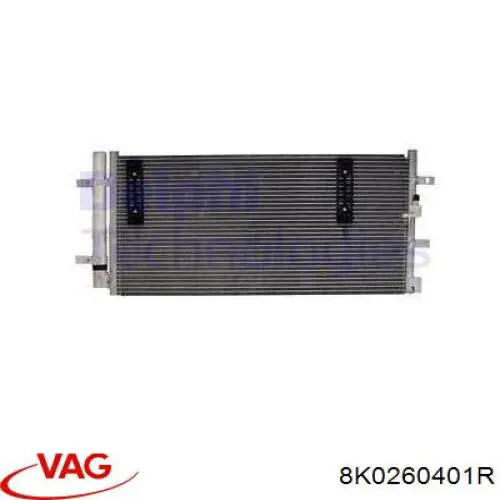 8K0260401R VAG condensador aire acondicionado